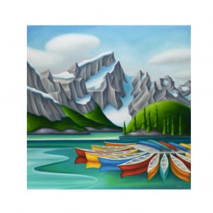 Moraine Lake Art Card